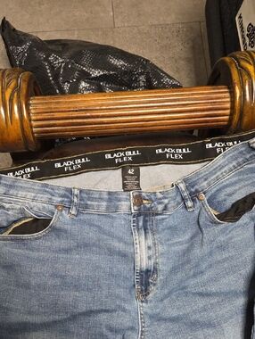 Men's Light Blue Relaxed Jeans - 42